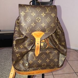 Authentic Louis Vuitton back pack, used.